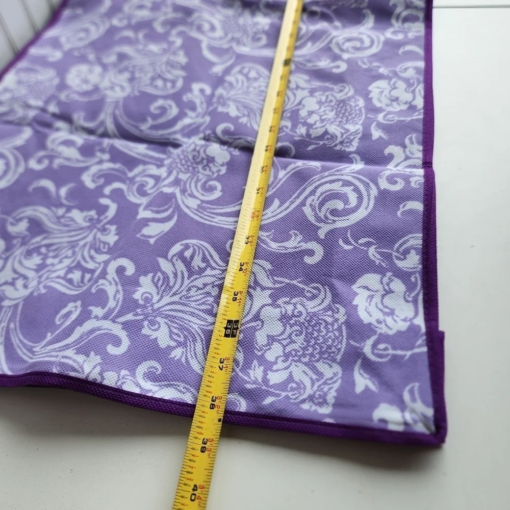 Set Of 5 Smart Home Essentials For Living Underbed Storage Bags Scroll Design